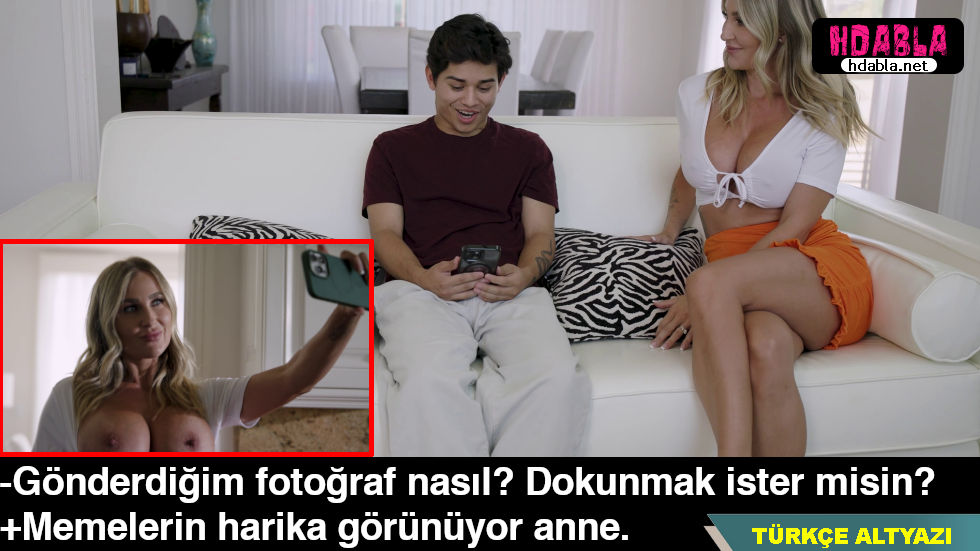 Telefondan kafasını kaldırmayan oğluna göğüslerinin fotoğrafını yolladı